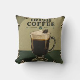 Irish Coffee Celtic Pub Decor クッション