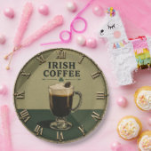 Irish Coffee Celtic Pub Decor ペーパープレート (パーティー)