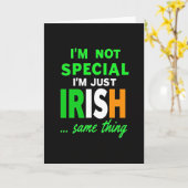 Irish Colors Text Card カード (黄色い花)