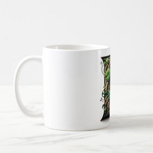 Irish D Monogram Coffee Mug コーヒーマグカップ (左)