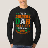 Irish Dad Like Normal Dad Except Much Cooler St Pa Tシャツ (正面)