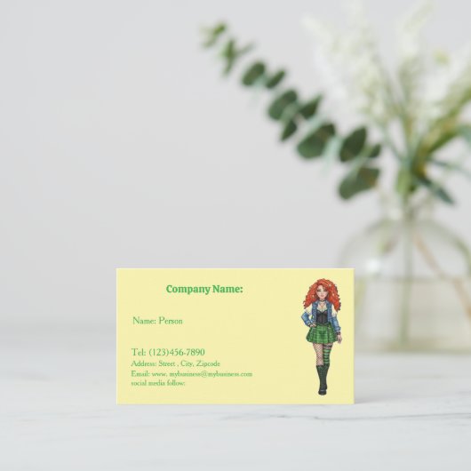 irish dall 名刺 (スタンド正面)