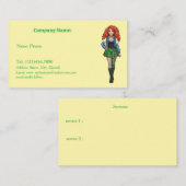 irish dall 名刺 (正面/裏面)