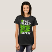 Irish Dance Point Toes Cross Feet Arms Back Jump H Tシャツ (正面フル)