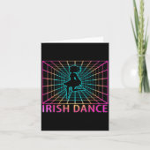 Irish Dance Retro Dancer Gift  カード (正面)
