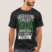 Irish Dance St Patricks Day Reel Girl Irish Step D Tシャツ (正面)