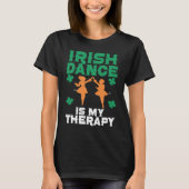 Irish Dance St Patricks Day Reel Girl Irish Step D Tシャツ (正面)