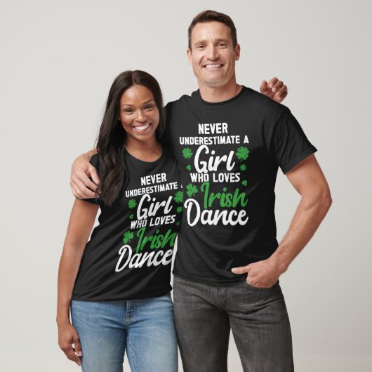 Irish Dance St Patricks Day Reel Girl Irish Step D Tシャツ (ユニセックス)