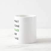 irish dance teacher, awesome コーヒーマグカップ (中央)