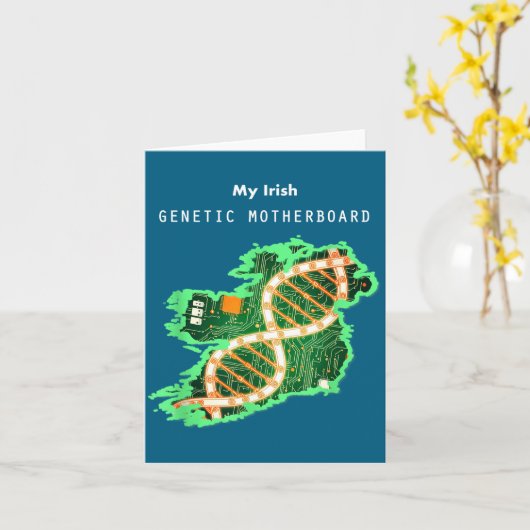 Irish Dna Ireland Motherboard  カード (黄色い花)