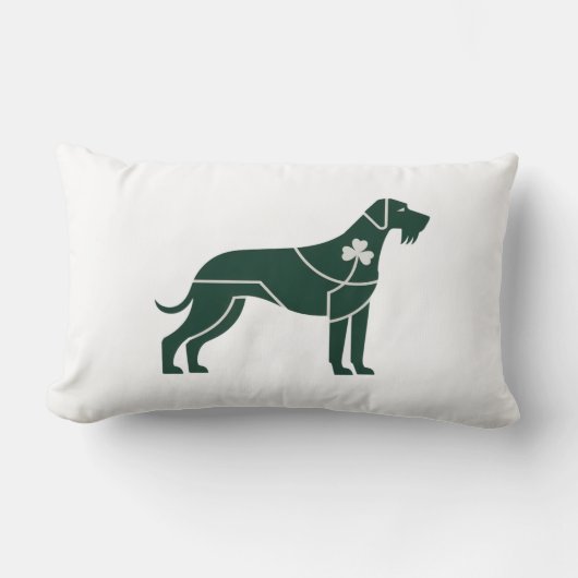 Irish Dog Pillow ランバークッション (正面)
