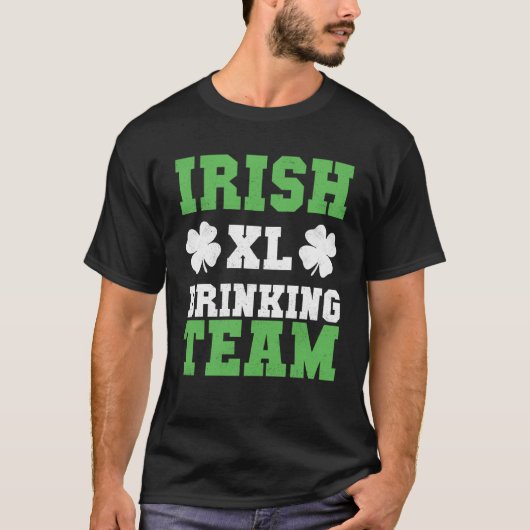 Irish Drinking Team Baseball St Patricks Day Tシャツ (正面)