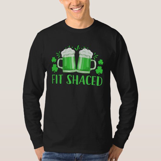 Irish Drinking Team Men St Paddys day Fit Shaced W Tシャツ (正面)