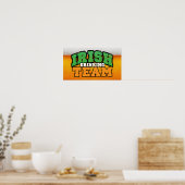 Irish Drinking Team Poster $18.95 ポスター (キッチン)