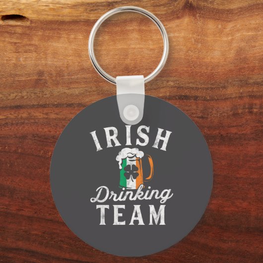 Irish Drinking Team Shirt St Patrick's Day Group S キーホルダー (正面)