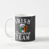 Irish Drinking Team Shirt St Patrick's Day Group S コーヒーマグカップ (左)