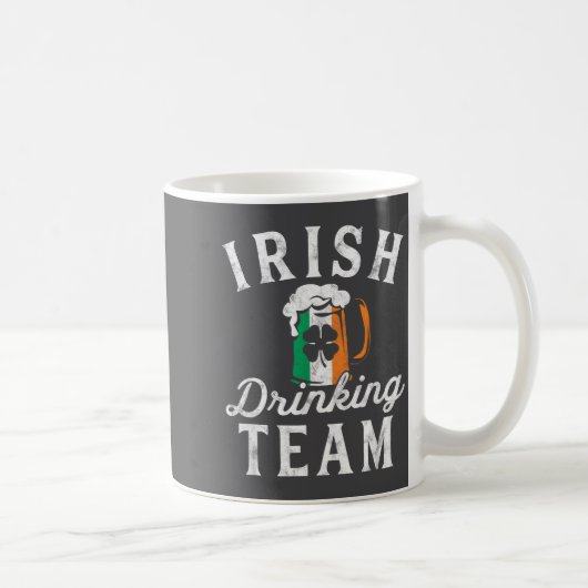 Irish Drinking Team Shirt St Patrick's Day Group S コーヒーマグカップ (右)