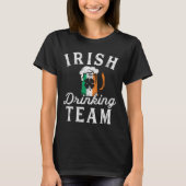 Irish Drinking Team Shirt St Patrick's Day Group S Tシャツ (正面)