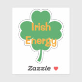 Irish Energy Four-Leaf Clover St Patrick's Day シール (シート)