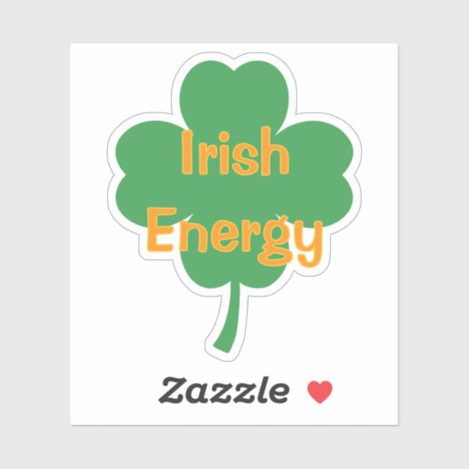 Irish Energy Four-Leaf Clover St Patrick's Day シール (シート)