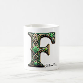 Irish F Monogram Coffee Up コーヒーマグカップ