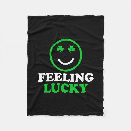 Irish Feeling Lucky フリースブランケット (正面)