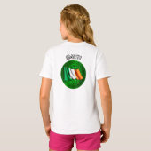 Irish Flag Clover Celtic Knot - Smith Tシャツ (裏面フル)