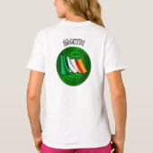 Irish Flag Clover Celtic Knot - Smith Tシャツ (裏面)