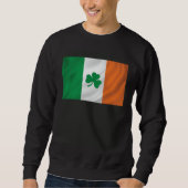 Irish Flag Irish Pride Shamrock スウェットシャツ (正面)