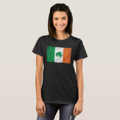Irish Flag Irish Pride Shamrock Tシャツ (正面フル)