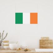 Irish Flag (Republic of Ireland) (ROI) (Eire) ポスター (キッチン)
