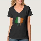 Irish Flag St Patrick s Day Tシャツ (正面)