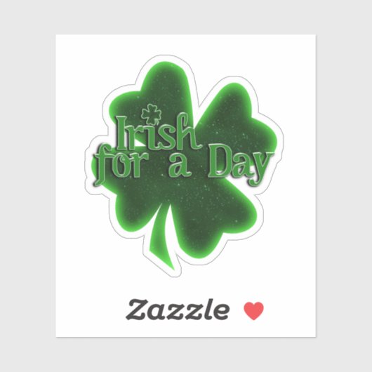 Irish For a Day St. Patrick's Day シール (シート)