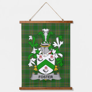 Irish Foster Coat of Arms Family Crest 吊り下げ型タペストリー