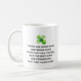Irish Friendship Toast 4 Leaf Clover St Patricks  コーヒーマグカップ