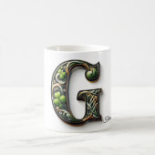 Irish G Monogram Coffee Mug コーヒーマグカップ (中央)