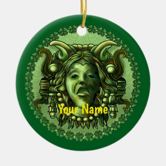 Irish Gargoyle ornament セラミックオーナメント (正面)