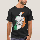 Irish Girl  Cute Ireland Tシャツ (正面)