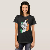 Irish Girl  Cute Ireland Tシャツ (正面フル)