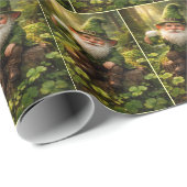 Irish Gnome with Green Beer ラッピングペーパー (ロールコーナー)