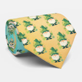 Irish Gnome With Shamrocks ネクタイ (ロール)
