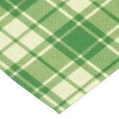 Irish Green and White Plaid  テーブルクロス (アングル)