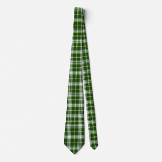 Irish Green Plaid  ネクタイ (正面)