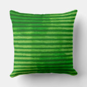 IRISH GREEN SHAMROCKS AND TINY PINK FLOWERS クッション (裏面)