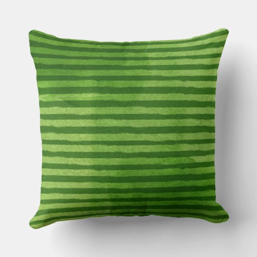 IRISH GREEN SHAMROCKS AND TINY PINK FLOWERS クッション (裏面)