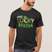 Irish Group Matching One Lucky Papa St Patrick s D Tシャツ (正面)