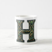 Irish H Monogram Coffee Mug コーヒーマグカップ (中央)