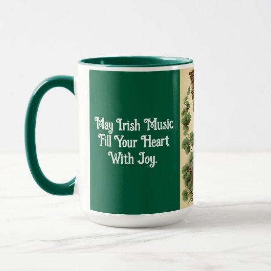 Irish Harp Combo Mug マグカップ (左)