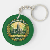 Irish Heritage - Dublin キーホルダー (裏面)