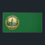 Irish Heritage - Dublin デスクマット<br><div class="desc">This desk mat combines Irish tradition with functional workspace design. Featuring a detailed Dublin heritage illustration surrounded by Celtic ornamentation and shamrock accents,  it provides a smooth and durable surface for keyboards,  writing or gaming while bringing a touch of Irish culture to your desk.</div>